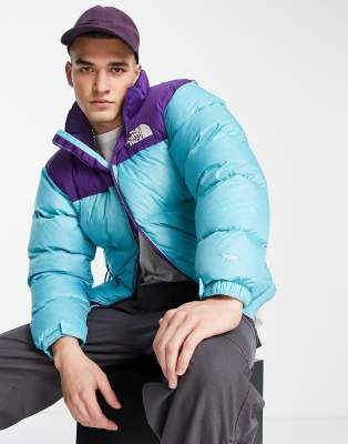 THE NORTH FACE 1996 RETRO NUPTSE JACKET IN BLUE-BLUES,NF0A3C8D9NQ