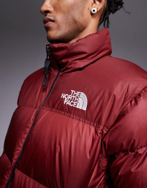 The North Face 1996 Retro Nuptse jacket in burgundy