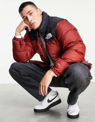 north face puffer jacket maroon