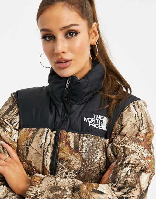 The north face nuptse cheap 1996 camo