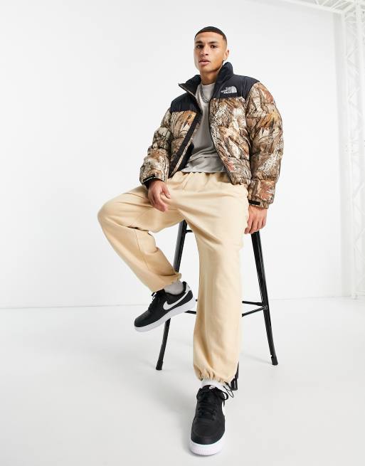 Camo north face on sale puffer