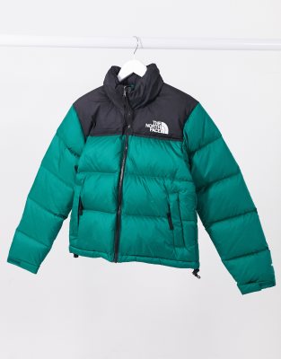 the north face coat green