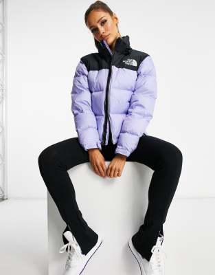 the north face nuptse lila