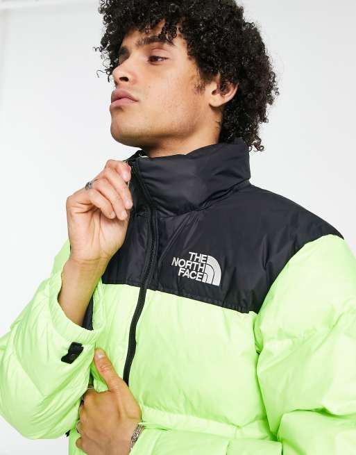 North face lime on sale green