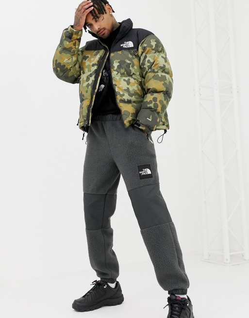 The north face 1996 retro nuptse jacket in macrofleck print new arrivals