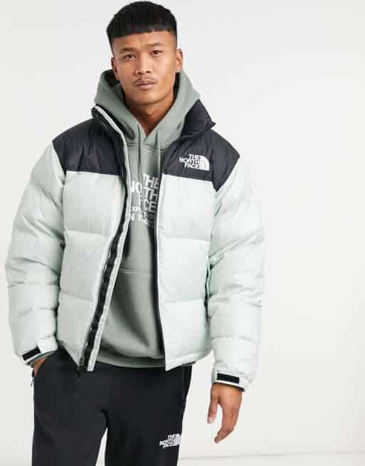 The North Face 1996 Retro Nuptse Packable Jacket Green Mist, 53% OFF