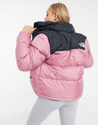 the north face puffer jacket pink
