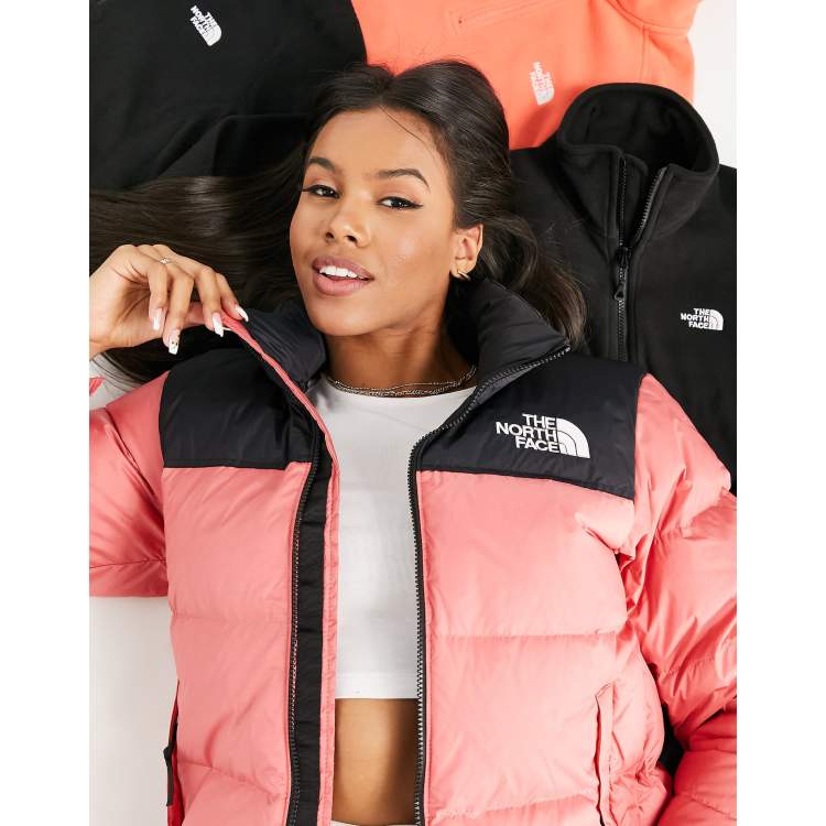 North face nuptse on sale rose