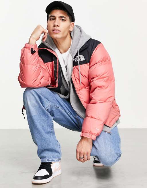 The North Face 1996 Retro Nuptse Jacket In Pink Asos