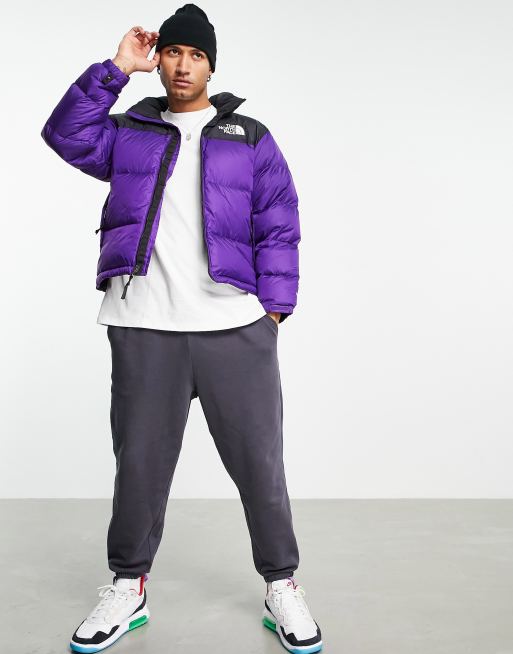 Purple north hot sale face coat