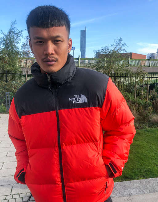 Men's 1996 retro shop nuptse jacket red