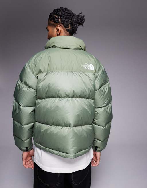The North Face 1996 Retro Nuptse Jacket in sage green