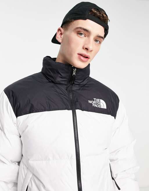 White north face store puffer jacket mens