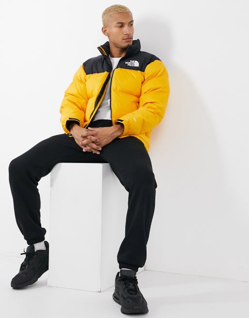 Yellow on sale tnf nuptse