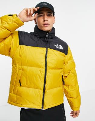 north face 1996 retro nuptse yellow