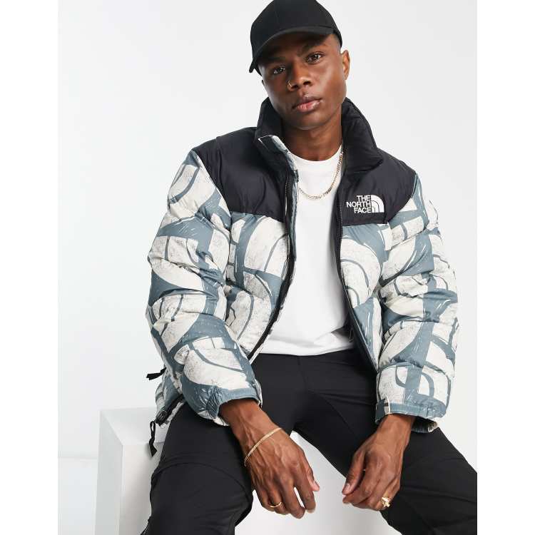 North face printed outlet jacket