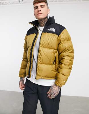 the north face padded jacket khaki