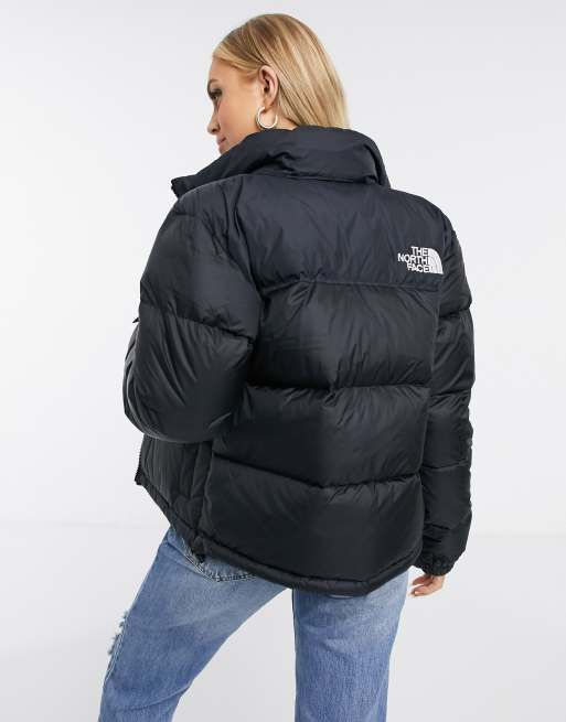 The North Face – 1996 – Retro Nuptse – Svart pufferjacka med dun, 2 av 4