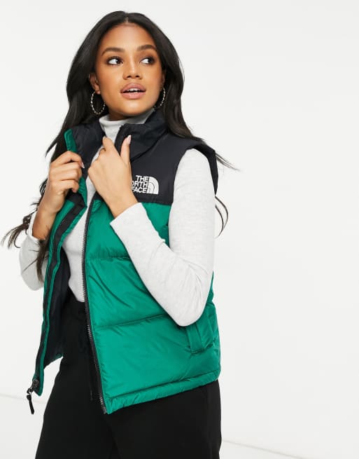 North face hotsell green vest