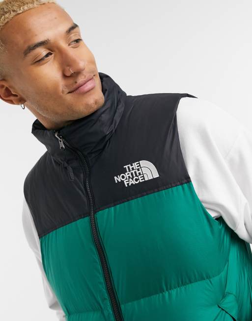 North face green clearance vest