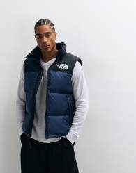 The North Face 1996 retro nuptse vest in navy