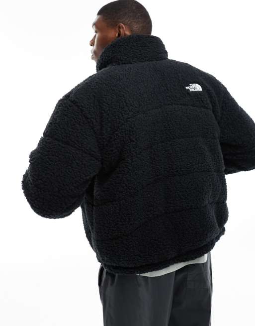 Black borg puffer jacket sale