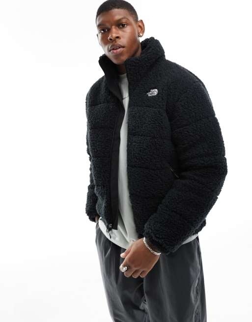 The North Face 2000 borg puffer jacket in black Exclusive at ASOS