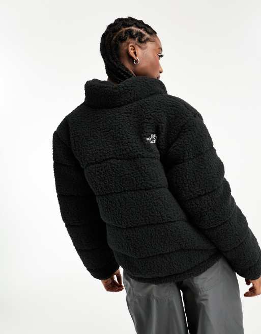 The North Face Acamarachi oversized long puffer coat in black Exclusive at  ASOS