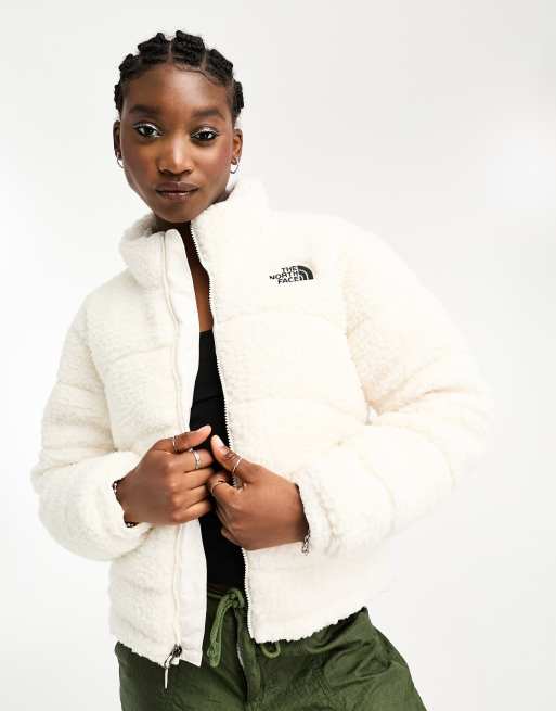 The North Face - 2000 - Piumino color crema in pile borg