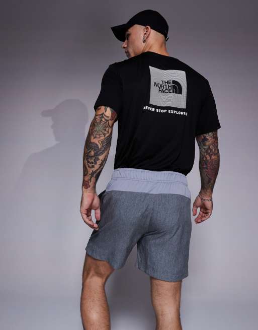 The North Face 24/7 5"" logo shorts in grey