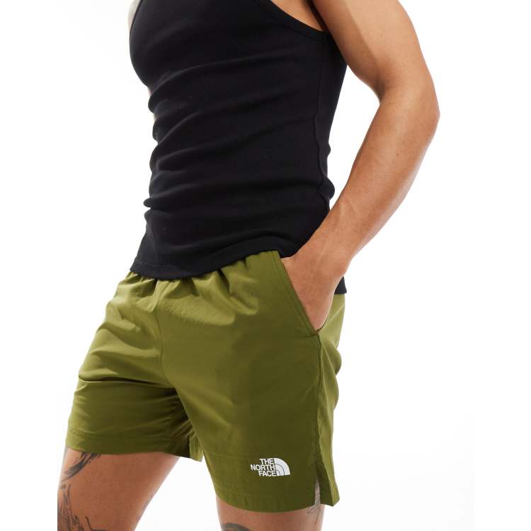 North face green shorts on sale