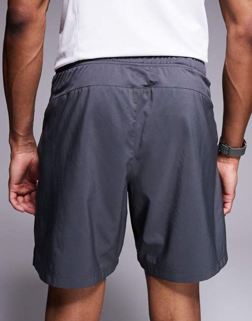 The North Face 24/7 7"" logo shorts in dark grey, 5 of 5