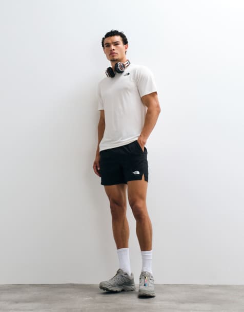 The North Face 24/7 logo 5" shorts in black