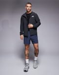 [The North Face] The North Face 24/7 full zip logo hoodie in dark grey L Asphalt grey