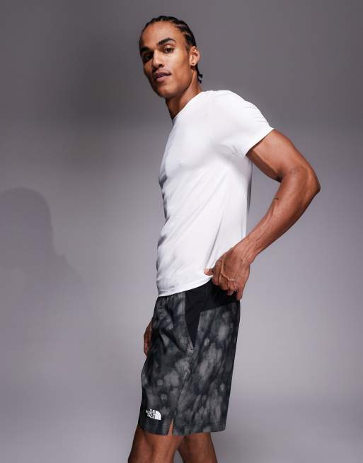 The North Face – 24/7 – Gemusterte Shorts in Schwarz mit Logo, 7 Zoll Schrittlänge, 3 von 5