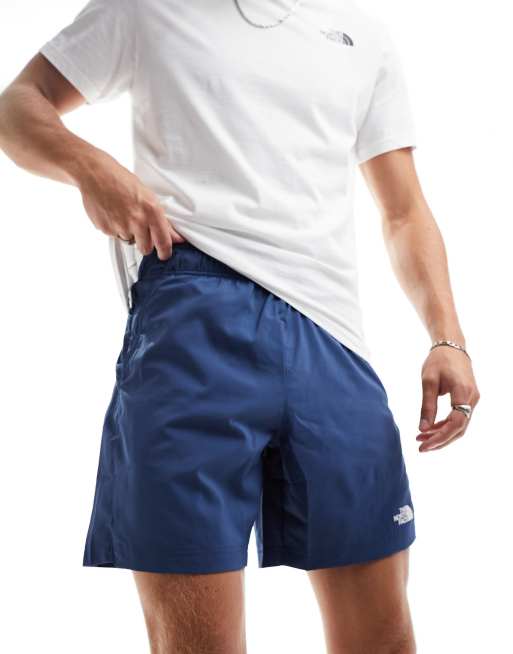 begin Guggenheim Museum verkoudheid The North Face - 24/7 - Geweven short in marineblauw | ASOS