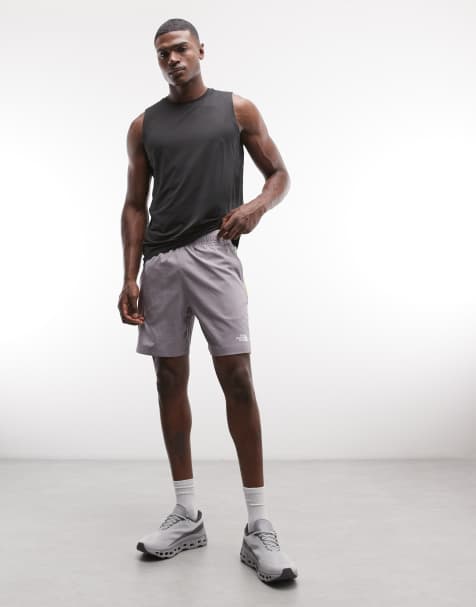 The North Face - 24/7 - Grå shorts med farveblok-design og logo - view 1
