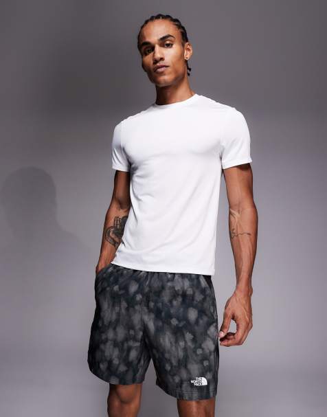 The North Face 24/7 logo 7"""" short in black print - view 1