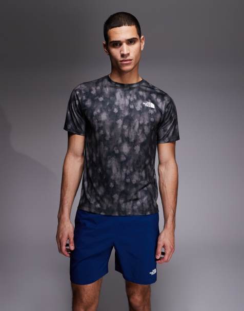 The North Face 24/7 logo colourblock shorts in navy - view 1