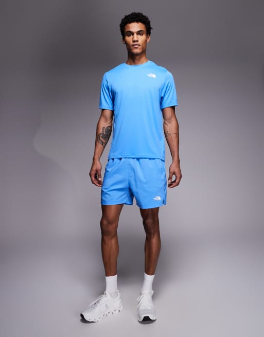 The North Face - 24/7 - Short van 5 inch met logo in blauw, 2 van 5