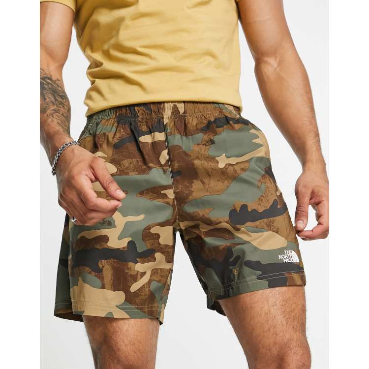 The north face camo on sale shorts