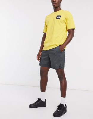 grey north face shorts