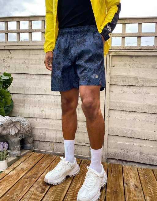 Navy north face store shorts