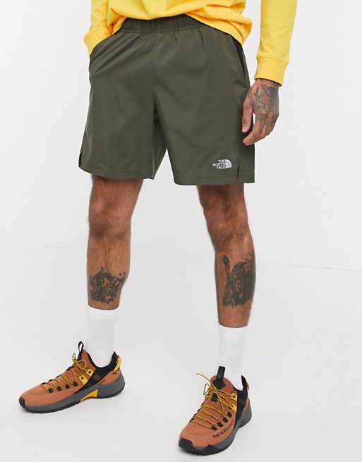The North Face 24/7 shorts in taupe green