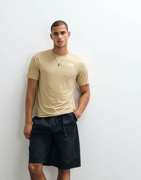 The North Face - 24/7 - T-shirt met korte mouwen in kaki stone - view 1