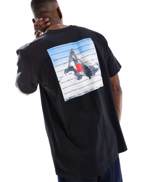 The North Face 40th Anniversary Mountain Graphic Heavyweight Tee in black - view 1