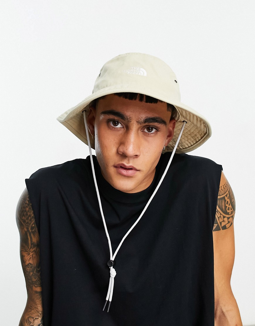 The North Face 66 Brimmer bucket hat in stone-Neutral