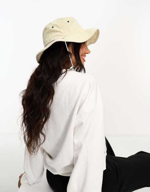 The North Face - 66 - Bucket hat met brede rand in stone, 2 van 4