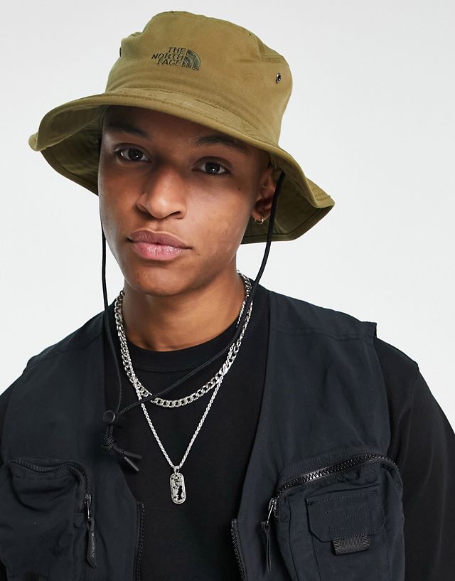 The North Face 66 wide bucket hat in green