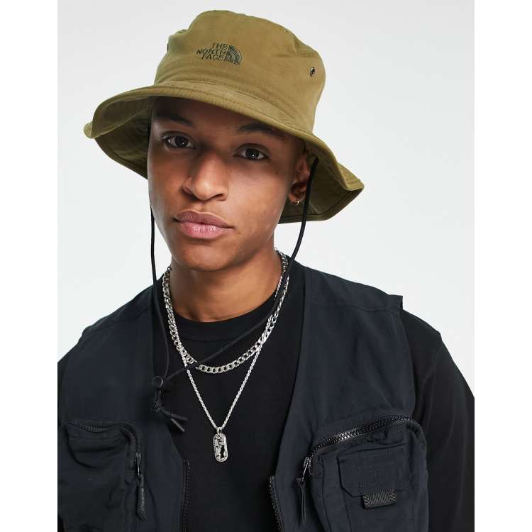 The North Face 66 wide bucket hat in green